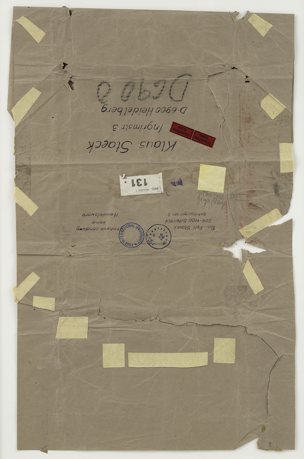 Joseph Beuys Gelbes Bild IIXL 1977 gemengde techniek op papier 76x49cm
