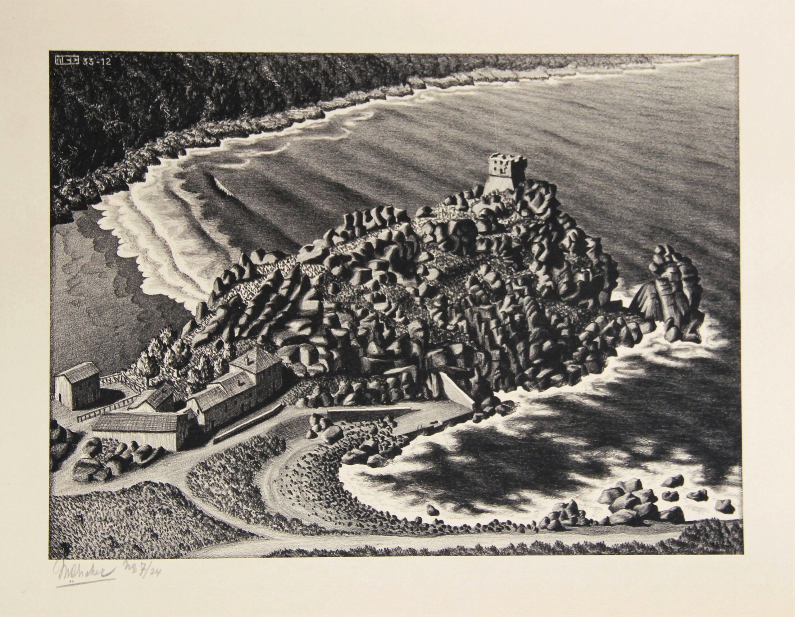 Escher-gulf-of-porto-corsica