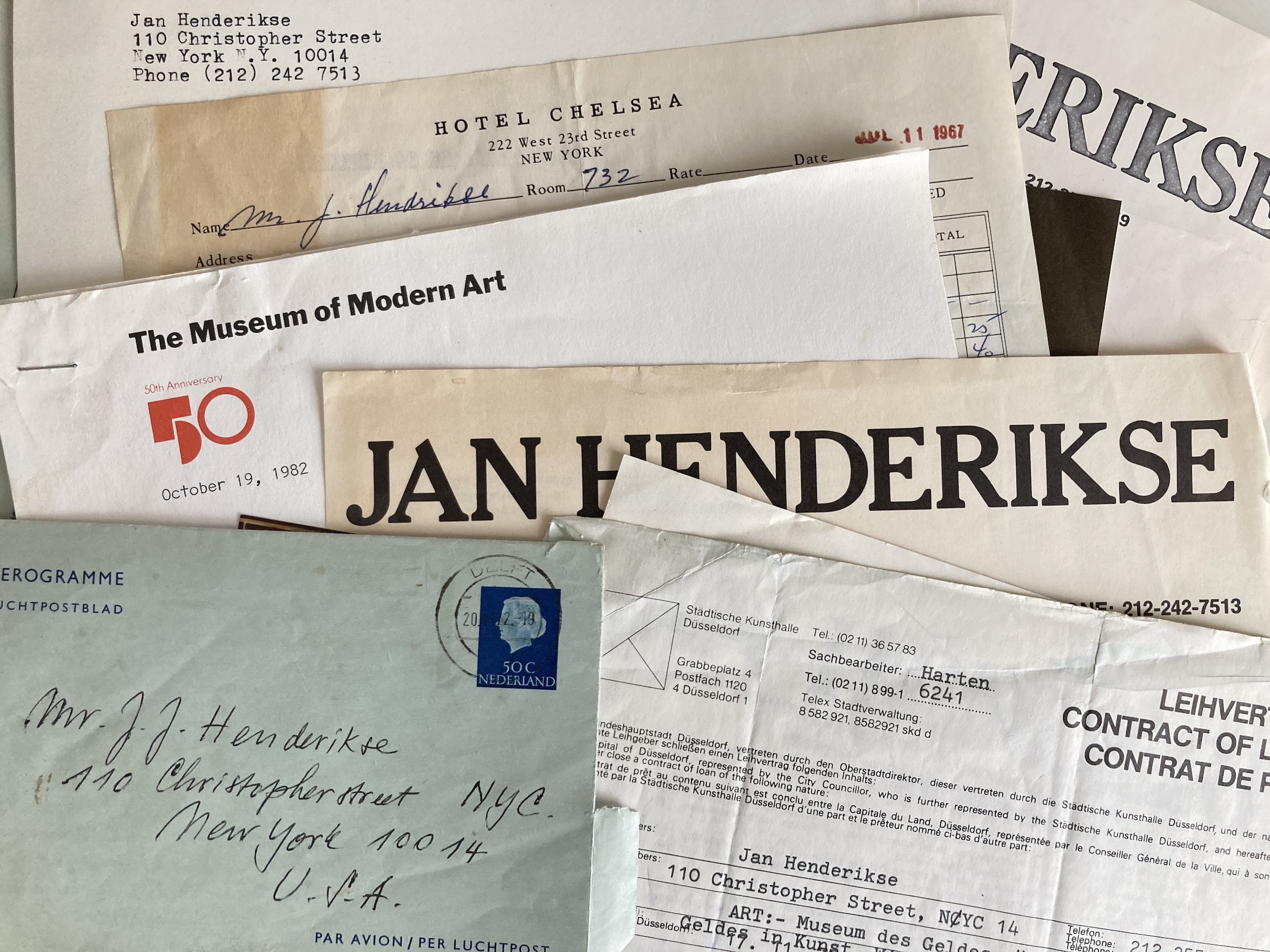 Jan Henderikse - letters from America