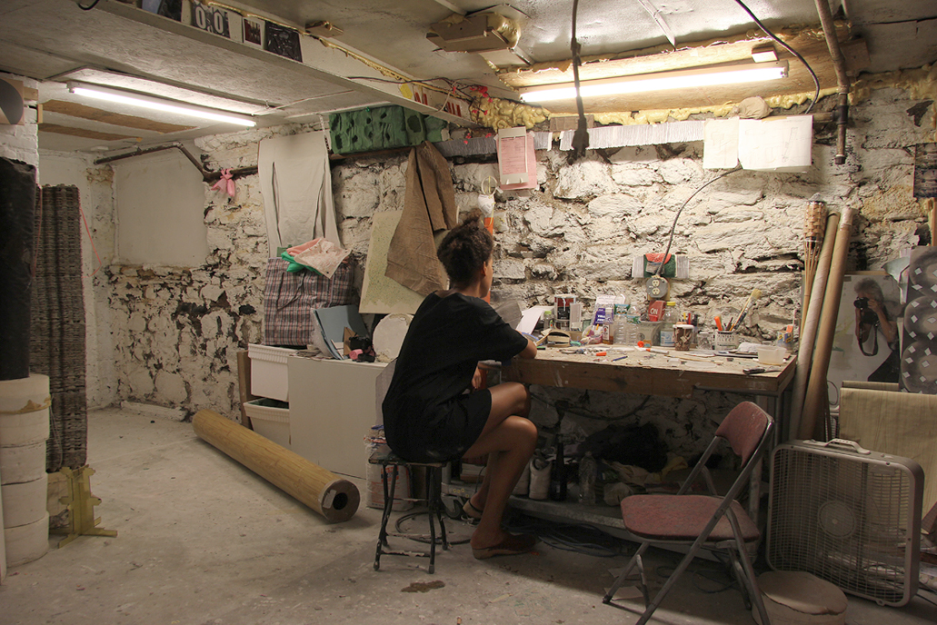Alexandra Phillips in her studio in NY - André Smits