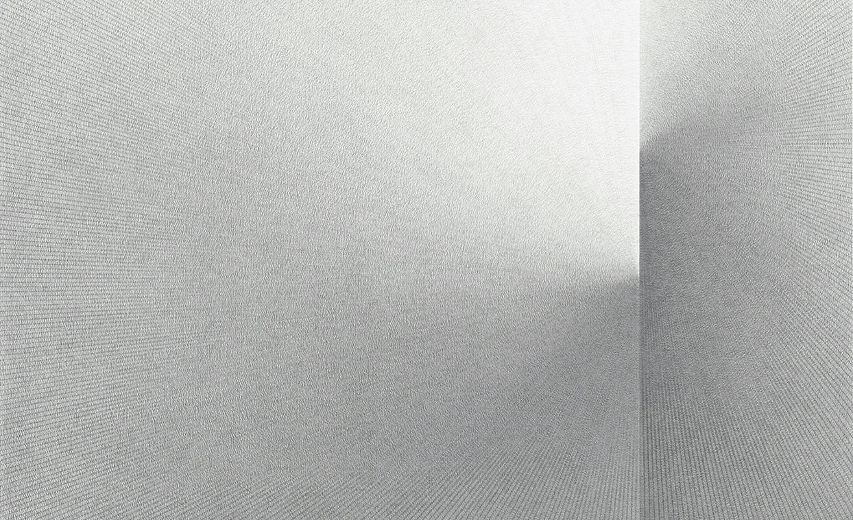 Alexandra Roozen, Two Tone (large), 160x120 cm, pencil on paper, 2022 (detail)
