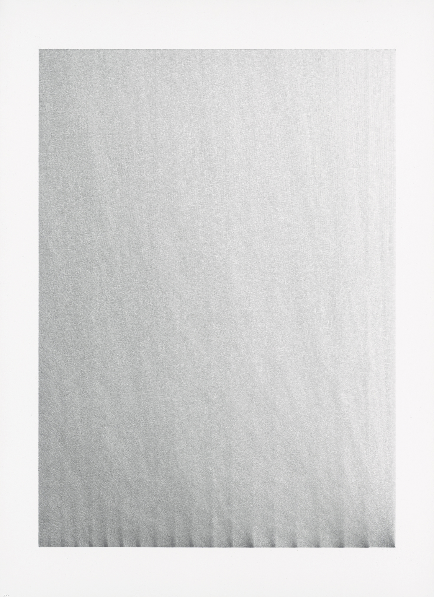 Alexandra Roozen, Sightline #06, 84x60 cm, pencil on paper, 2020