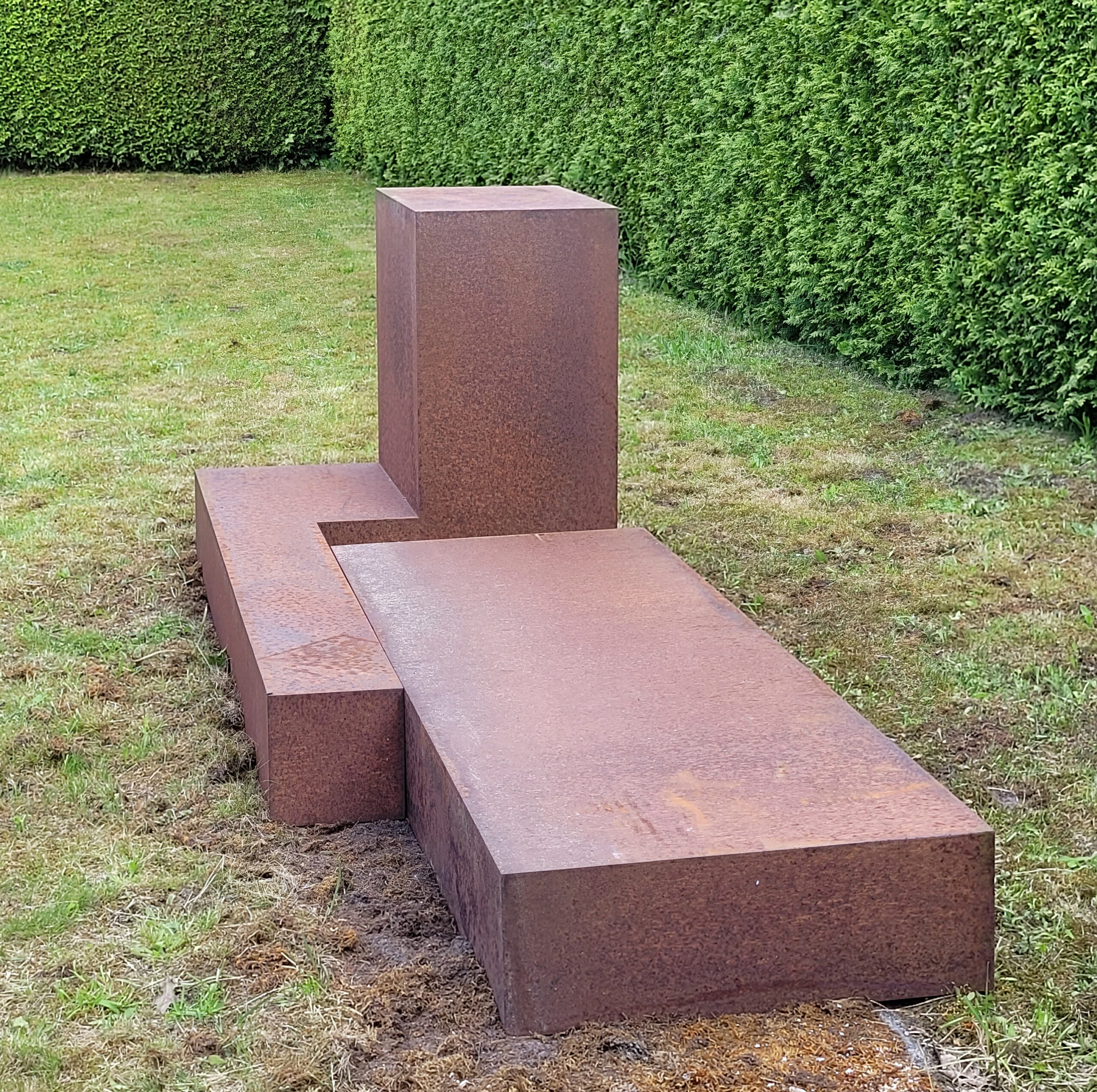 RIKI MIJLING Four Pieces III,, 2009 CorTen steel, two volumes 72 x 216 x 72 cm (closed volume) (RM0046)