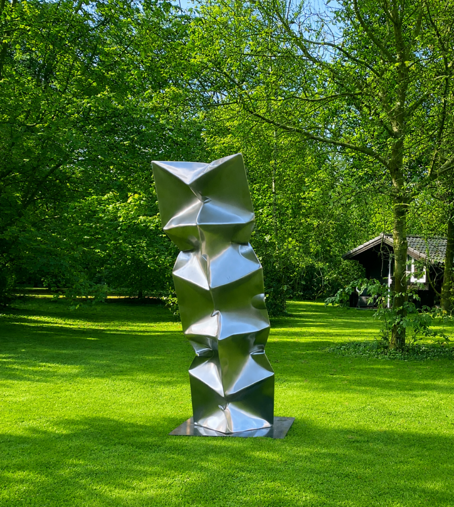 EWERDT HILGEMANN Quint signed and dated stainless steel 300 x 60 x 60 cm (EH0051)
