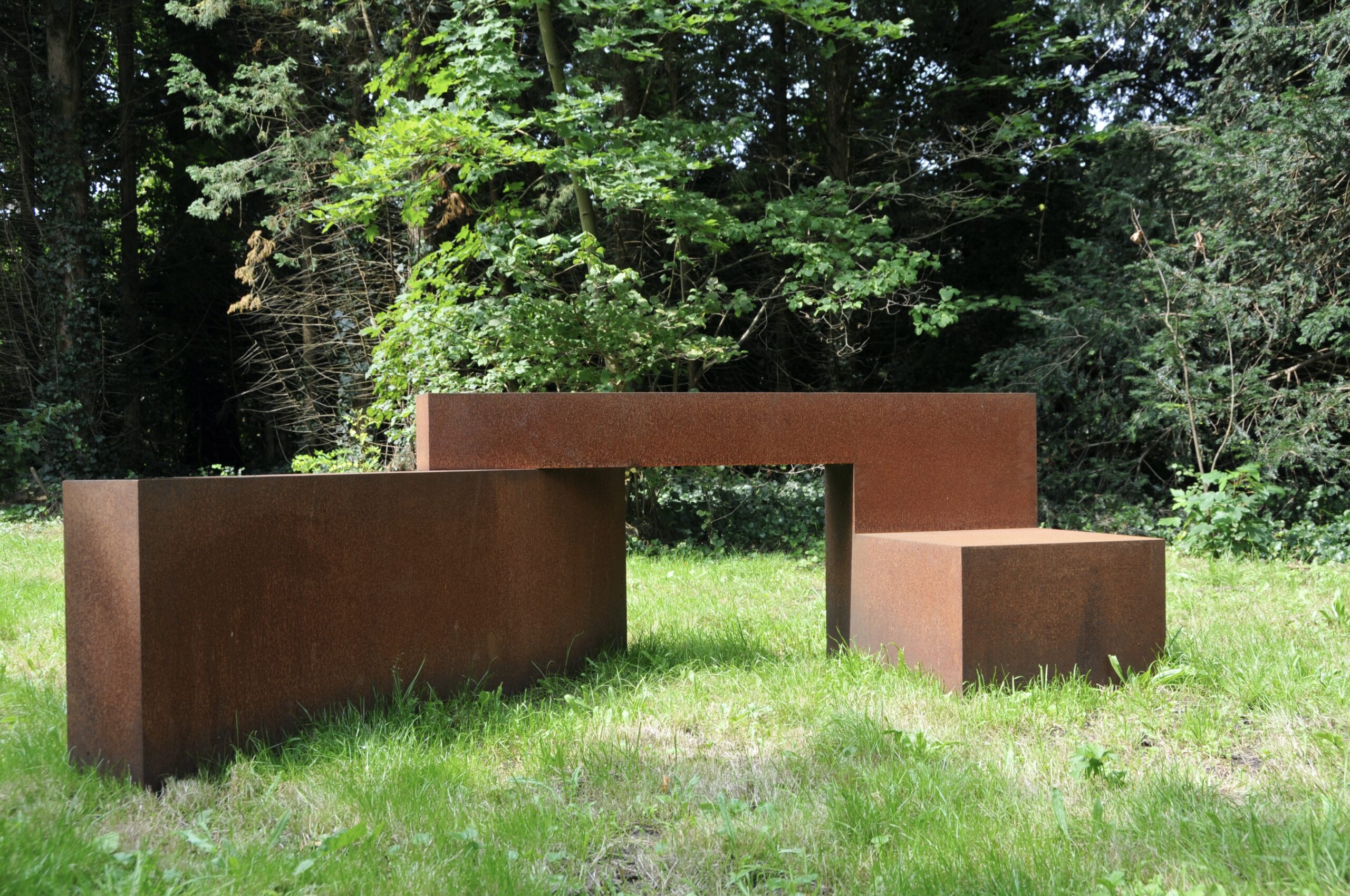 RIKI MIJLING Four Pieces III,, 2009 CorTen steel, two volumes 72 x 216 x 72 cm (closed volume) (RM0046)