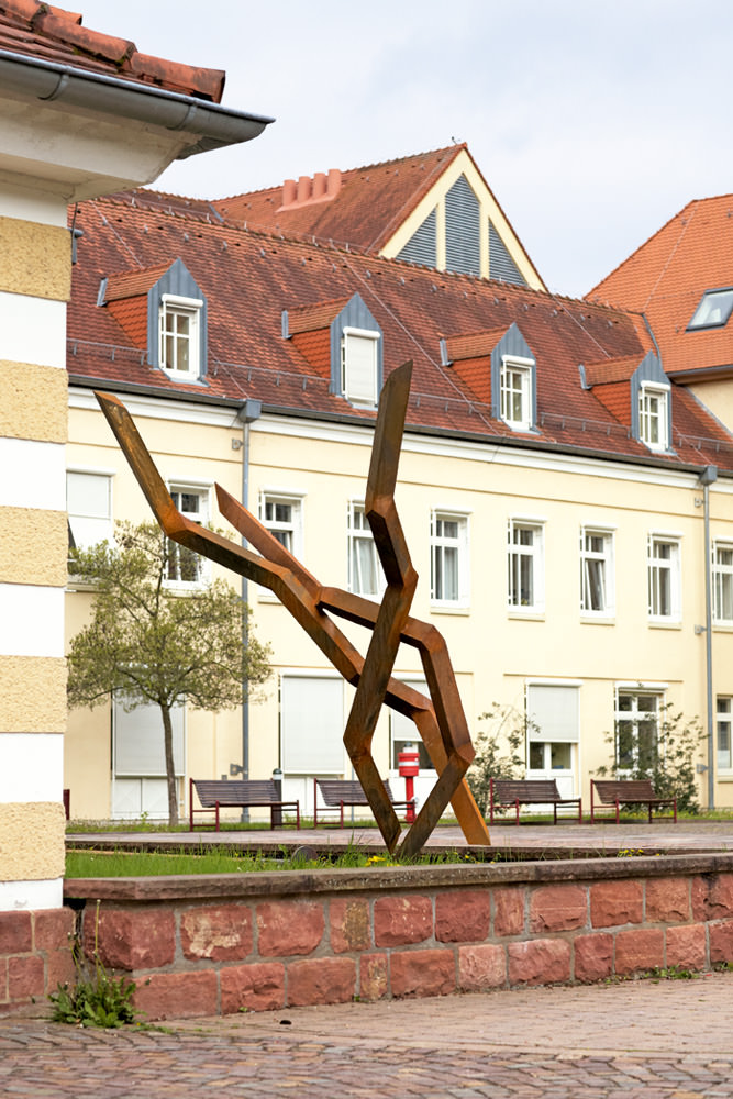 ROBERT SCHAD POKENT, 2012 100 mm solid square-bar steel 265 x 228 x 128 cm (RS0022)