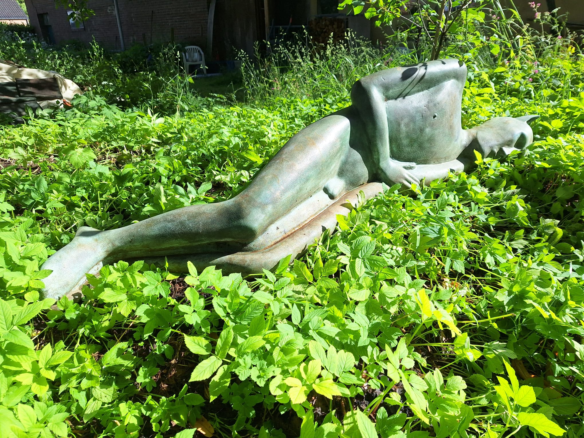 HANS LEMMEN untitled, 2009 bronze 160 x 35 x 30 cm (HL0042)