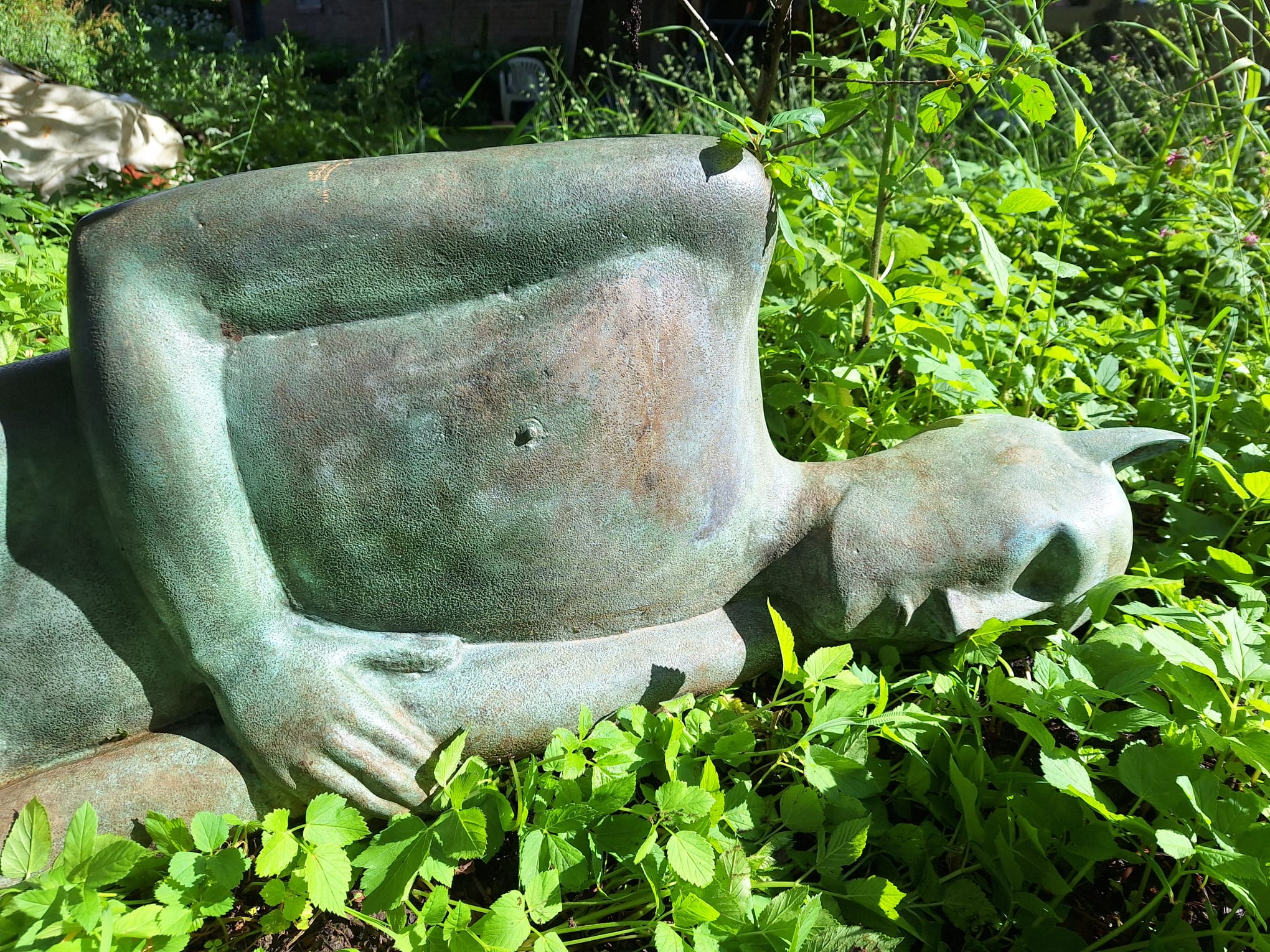 HANS LEMMEN untitled, 2009 bronze 160 x 35 x 30 cm (HL0042)