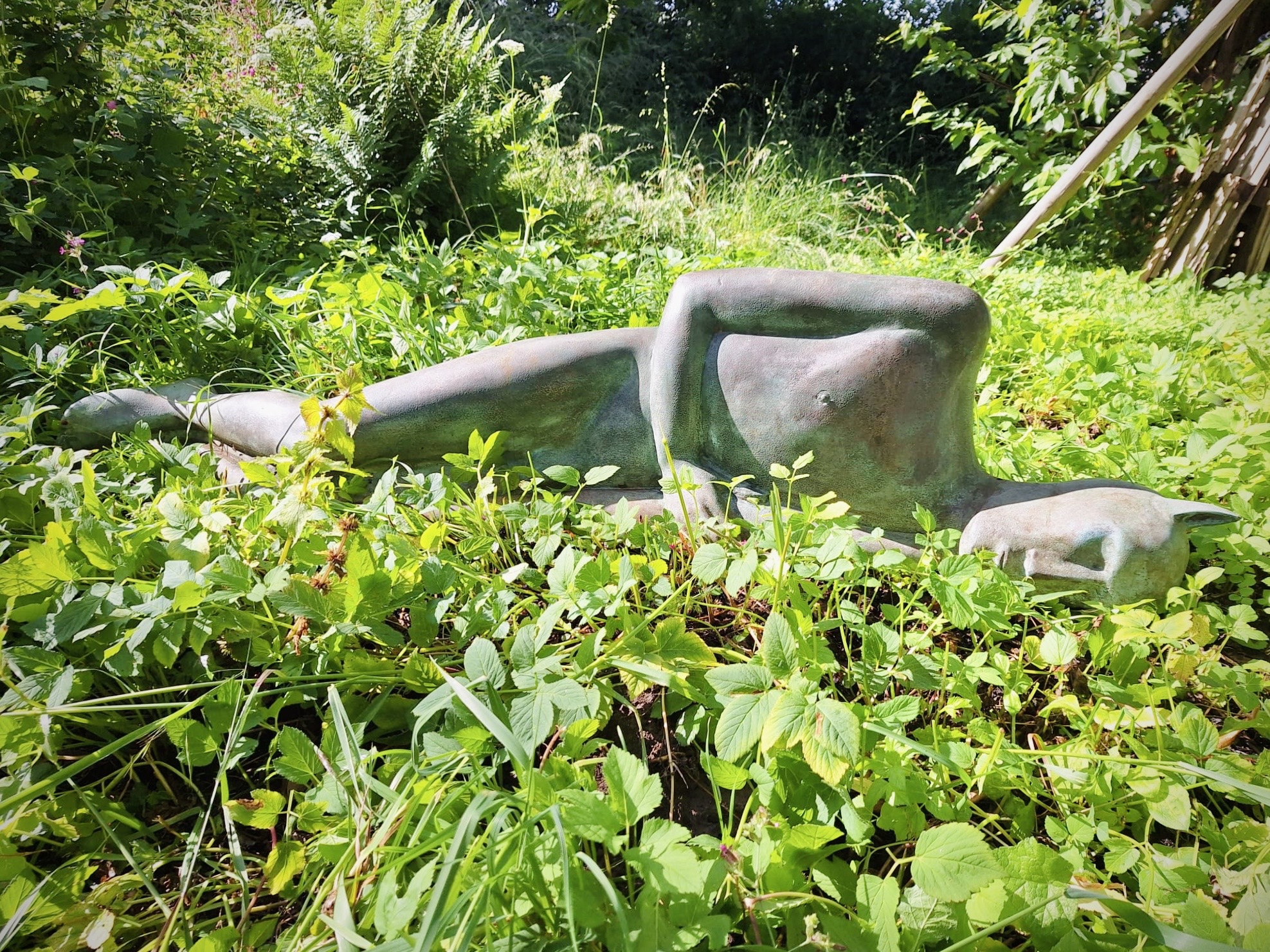 HANS LEMMEN untitled, 2009 bronze 160 x 35 x 30 cm (HL0042)